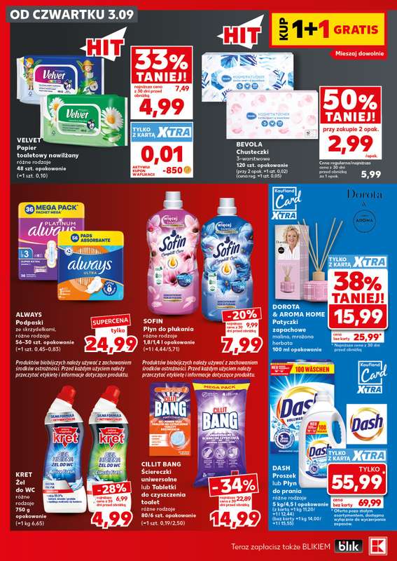 Kaufland - gazetka promocyjna Mocny Start od poniedziałku 07.09 do środy 09.09 - strona 22
