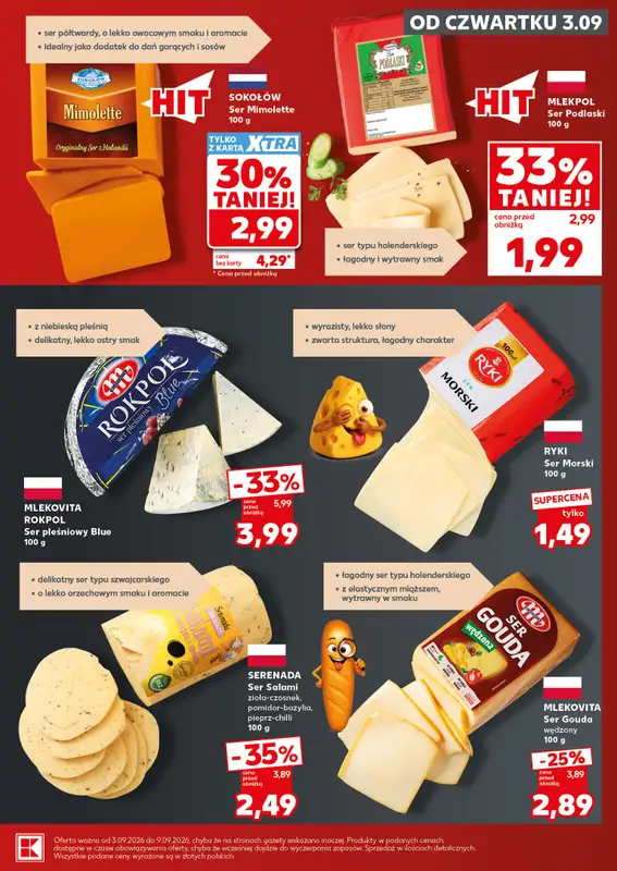 Kaufland - gazetka promocyjna Mocny Start od poniedziałku 07.09 do środy 09.09 - strona 13