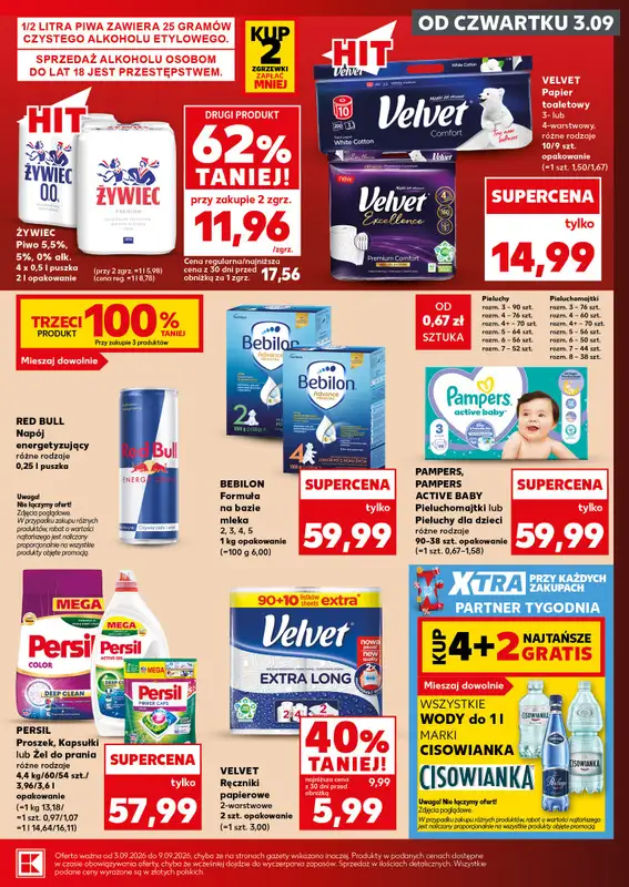 Kaufland - gazetka promocyjna Mocny Start od poniedziałku 07.09 do środy 09.09 - strona 11