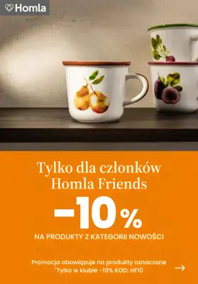 Homla - gazetka promocyjna -10% na zakupy w Klubie od piątku 04.09 do poniedziałku 14.09