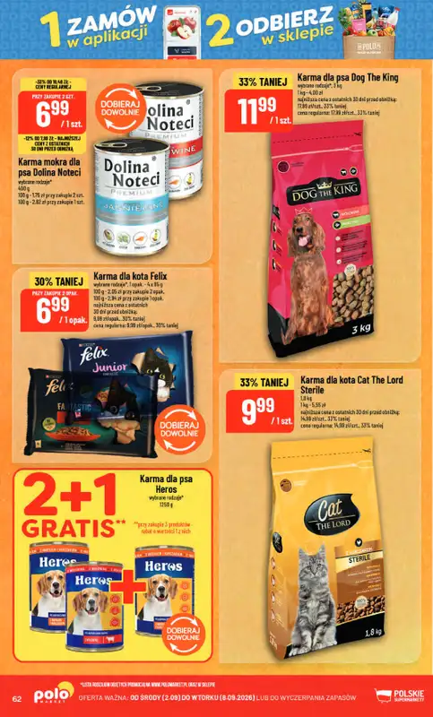 POLOmarket - gazetka promocyjna Gazetka od środy 02.09 do wtorku 08.09 - strona 62