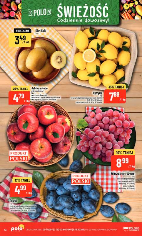 POLOmarket - gazetka promocyjna Gazetka od środy 02.09 do wtorku 08.09 - strona 14