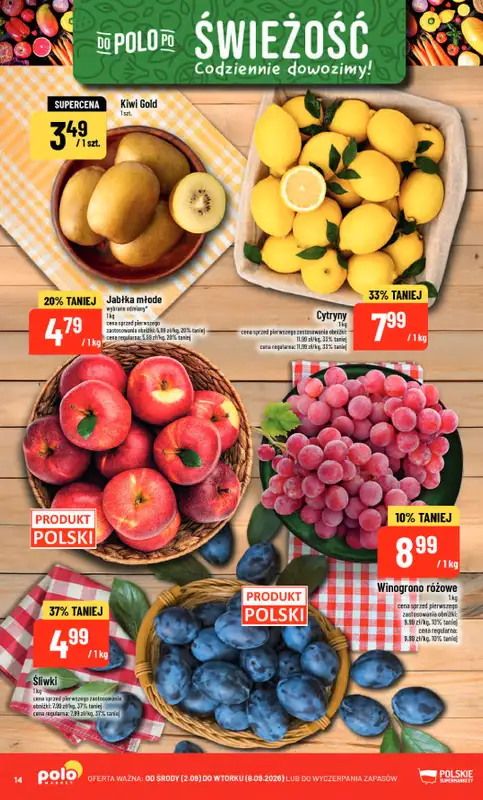 POLOmarket - gazetka promocyjna Gazetka od środy 02.09 do wtorku 08.09 - strona 14