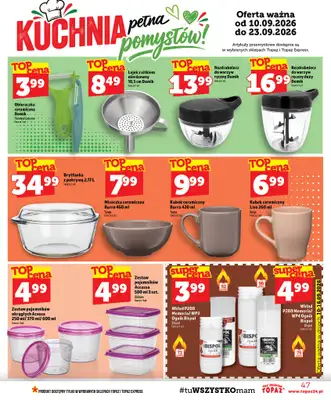 TOPAZ - gazetka promocyjna Gazetka od czwartku 10.09 do środy 16.09 - strona 47