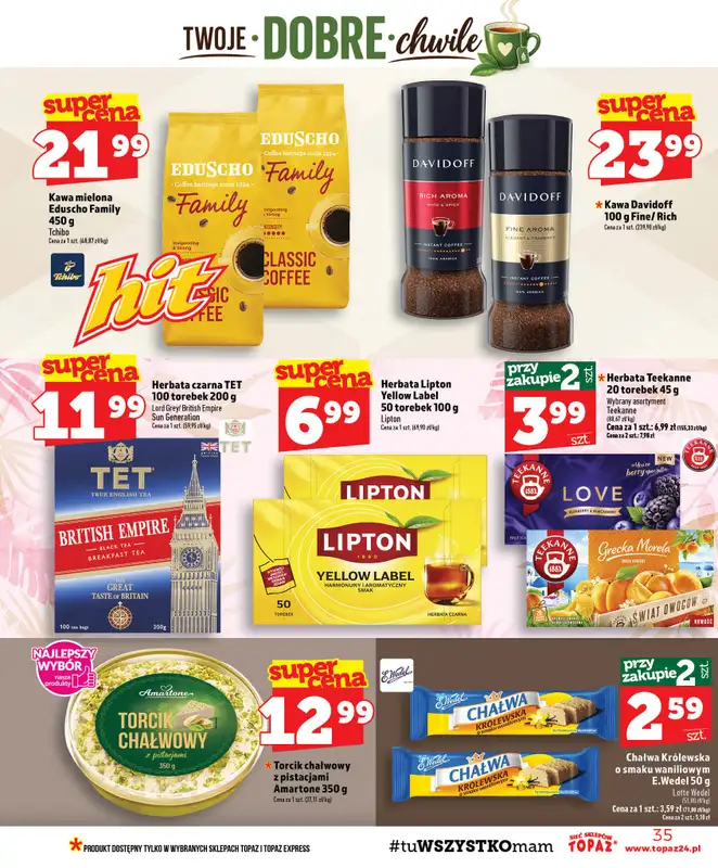 TOPAZ - gazetka promocyjna Gazetka od czwartku 10.09 do środy 16.09 - strona 35