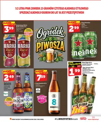 TOPAZ - gazetka promocyjna Gazetka od czwartku 10.09 do środy 16.09 - strona 15