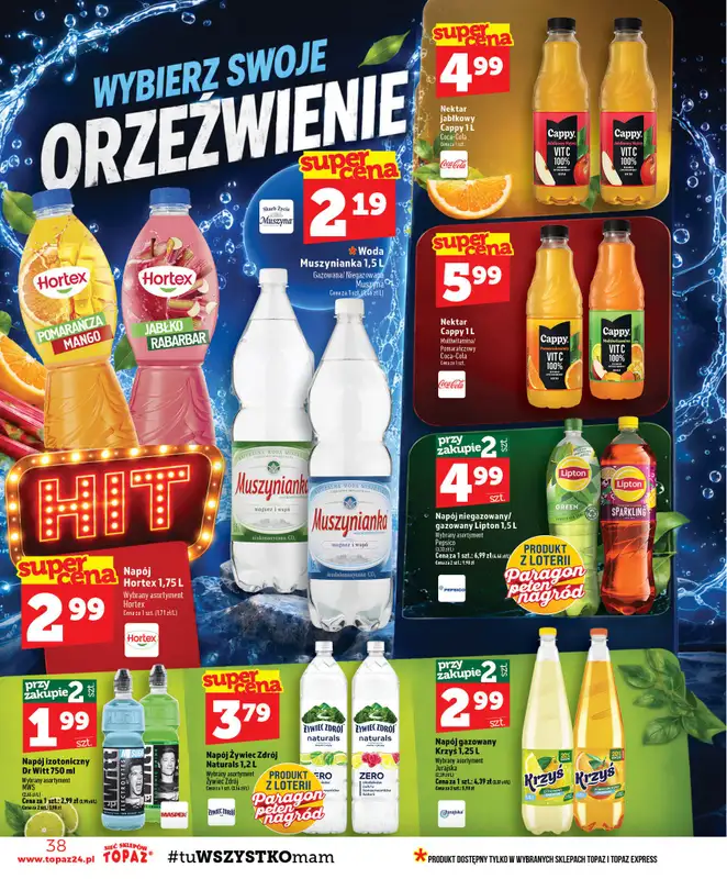 TOPAZ - gazetka promocyjna Gazetka od czwartku 10.09 do środy 16.09 - strona 38