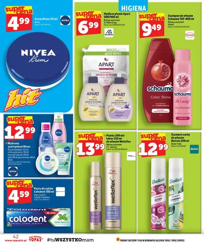 TOPAZ - gazetka promocyjna Gazetka od czwartku 10.09 do środy 16.09 - strona 42