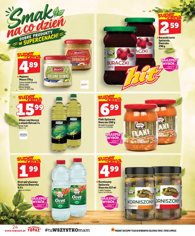 TOPAZ - gazetka promocyjna Gazetka od czwartku 10.09 do środy 16.09 - strona 24