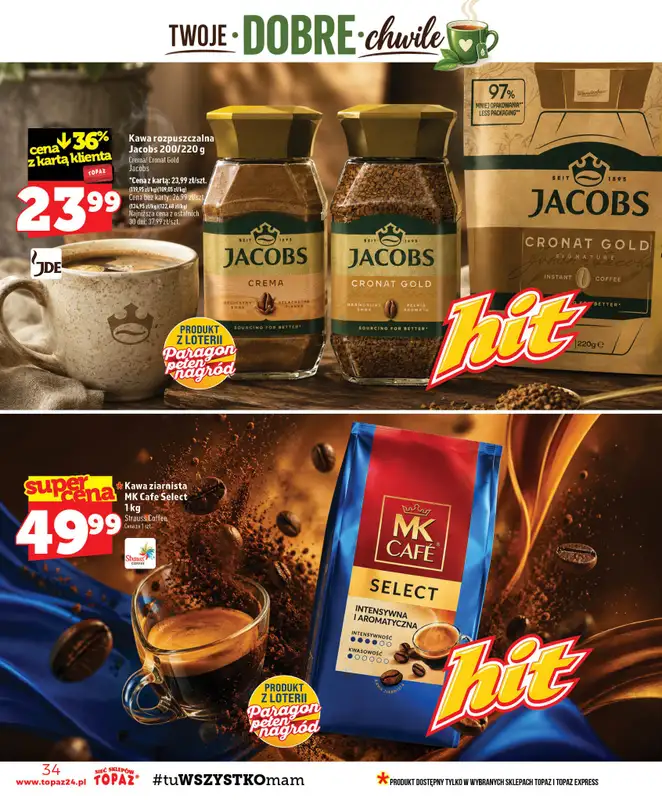 TOPAZ - gazetka promocyjna Gazetka od czwartku 10.09 do środy 16.09 - strona 34