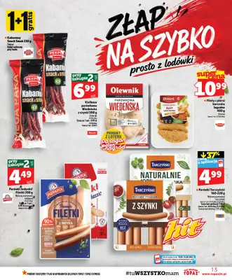 TOPAZ - gazetka promocyjna Gazetka od czwartku 10.09 do środy 16.09 - strona 13