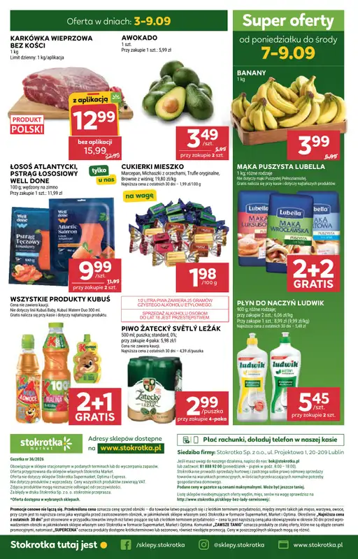 Stokrotka - gazetka promocyjna Gazetka Market od czwartku 03.09 do środy 09.09 - strona 39