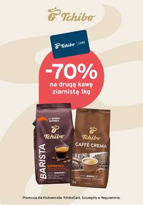 Tchibo - gazetka promocyjna -70% na drugą kawę ziarnistą 1kg od wtorku 08.09 do poniedziałku 21.09