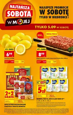 Biedronka - gazetka promocyjna Najtańsza sobota od soboty 05.09 do soboty 05.09