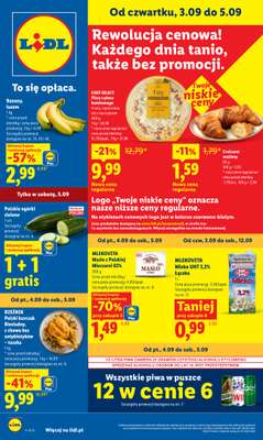 Lidl - gazetka promocyjna Oferta od czwartku od czwartku 03.09 do soboty 05.09