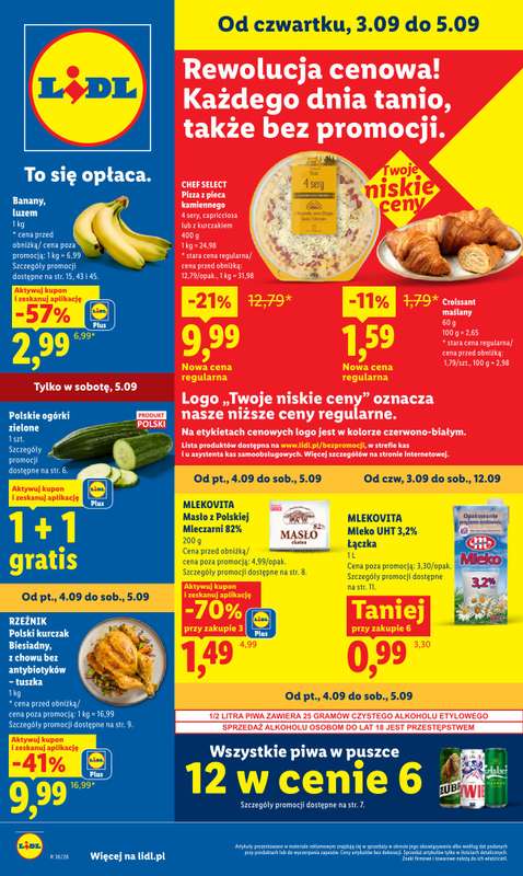 Lidl - gazetka promocyjna Oferta od czwartku od czwartku 03.09 do soboty 05.09