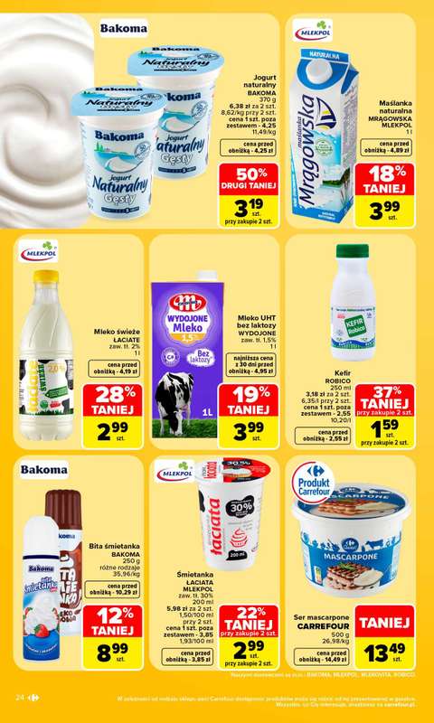 Carrefour - gazetka promocyjna Gazetka Carrefour od poniedziałku od poniedziałku 07.09 do soboty 12.09 - strona 26