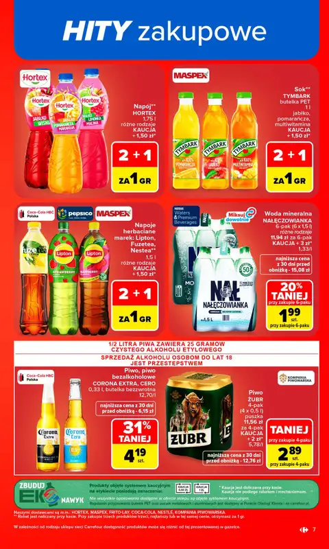 Carrefour - gazetka promocyjna Gazetka Carrefour od poniedziałku od poniedziałku 07.09 do soboty 12.09 - strona 9