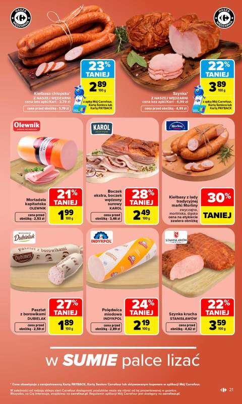 Carrefour - gazetka promocyjna Gazetka Carrefour od poniedziałku od poniedziałku 07.09 do soboty 12.09 - strona 23