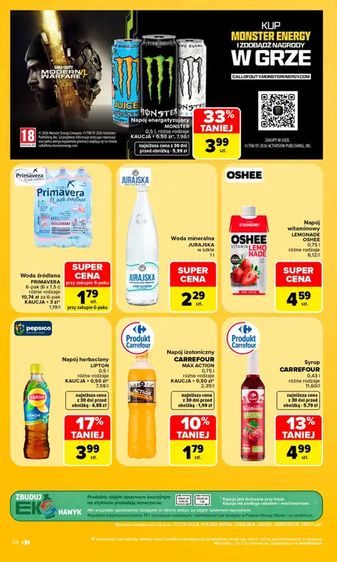 Carrefour - gazetka promocyjna Gazetka Carrefour od poniedziałku od poniedziałku 07.09 do soboty 12.09 - strona 36