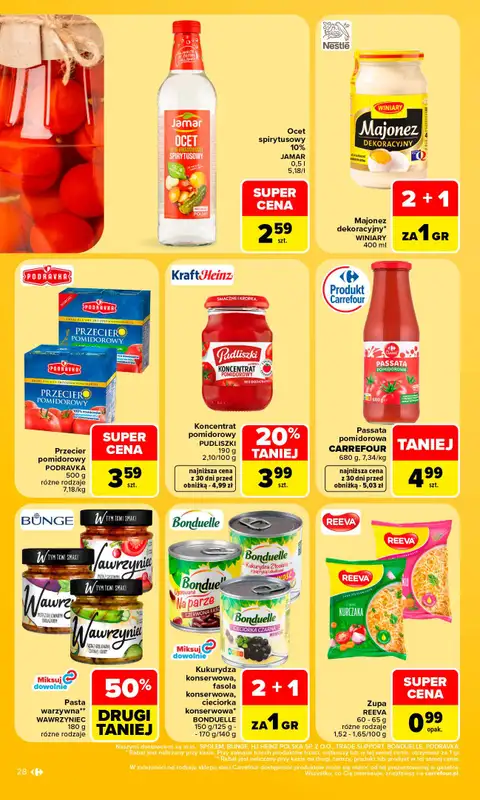 Carrefour - gazetka promocyjna Gazetka Carrefour od poniedziałku od poniedziałku 07.09 do soboty 12.09 - strona 30