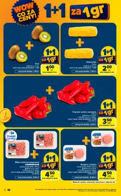 Carrefour - gazetka promocyjna Gazetka Wow co za ceny od poniedziałku 07.09 do soboty 12.09 - strona 2