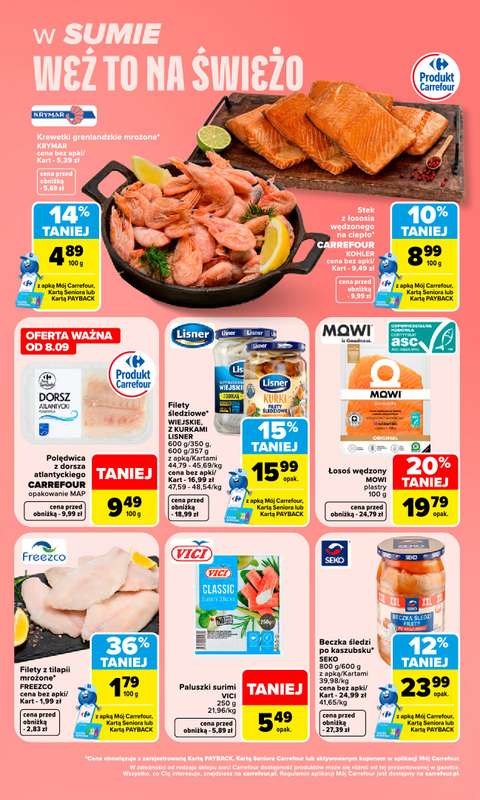 Carrefour - gazetka promocyjna Gazetka Weź to na świeżo od poniedziałku 07.09 do soboty 12.09 - strona 2