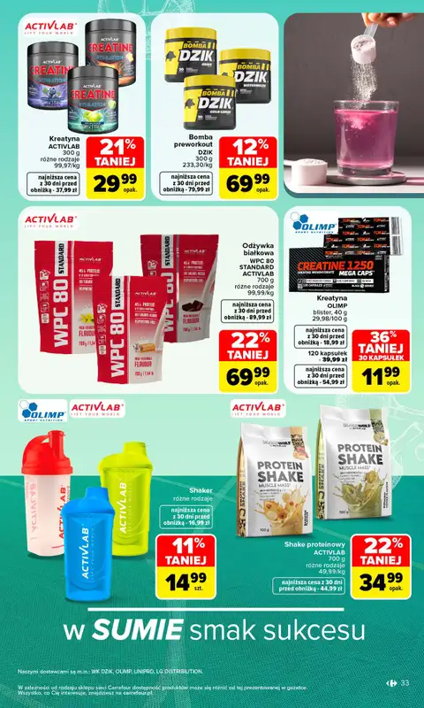 Carrefour - gazetka promocyjna Gazetka Siebie znasz najlepiej od poniedziałku 07.09 do soboty 19.09 - strona 33