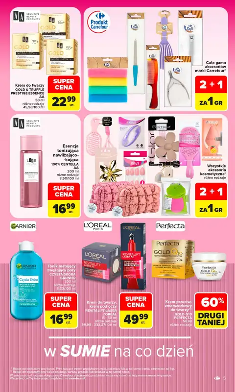 Carrefour - gazetka promocyjna Gazetka Siebie znasz najlepiej od poniedziałku 07.09 do soboty 19.09 - strona 5