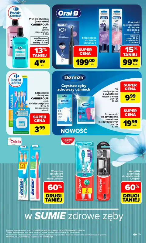 Carrefour - gazetka promocyjna Gazetka Siebie znasz najlepiej od poniedziałku 07.09 do soboty 19.09 - strona 19