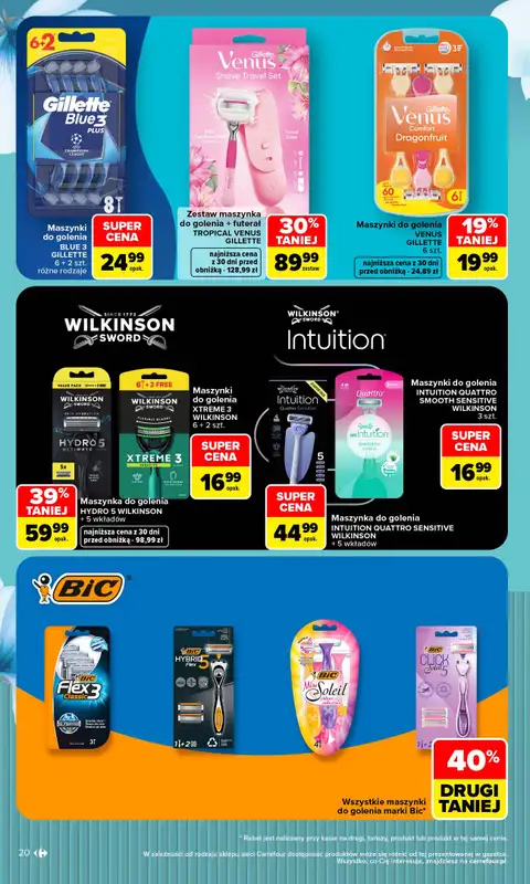 Carrefour - gazetka promocyjna Gazetka Siebie znasz najlepiej od poniedziałku 07.09 do soboty 19.09 - strona 20