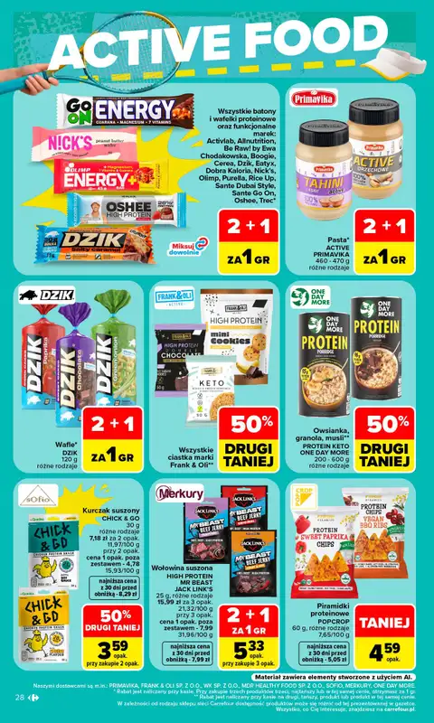 Carrefour - gazetka promocyjna Gazetka Siebie znasz najlepiej od poniedziałku 07.09 do soboty 19.09 - strona 28