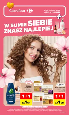 Carrefour - gazetka promocyjna Gazetka Siebie znasz najlepiej od poniedziałku 07.09 do soboty 19.09
