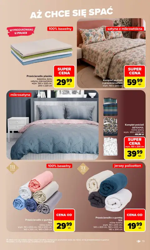 Carrefour - gazetka promocyjna Gazetka Stylowy dom od poniedziałku 07.09 do soboty 19.09 - strona 19