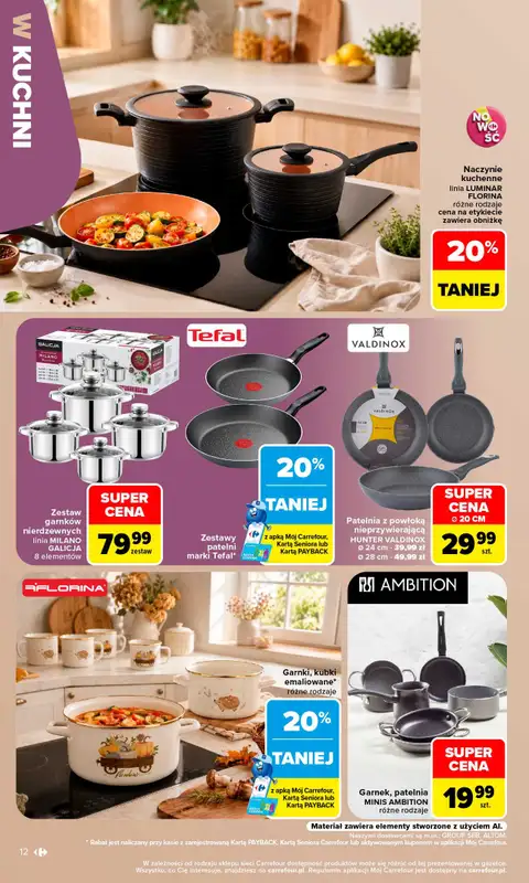 Carrefour - gazetka promocyjna Gazetka Stylowy dom od poniedziałku 07.09 do soboty 19.09 - strona 12