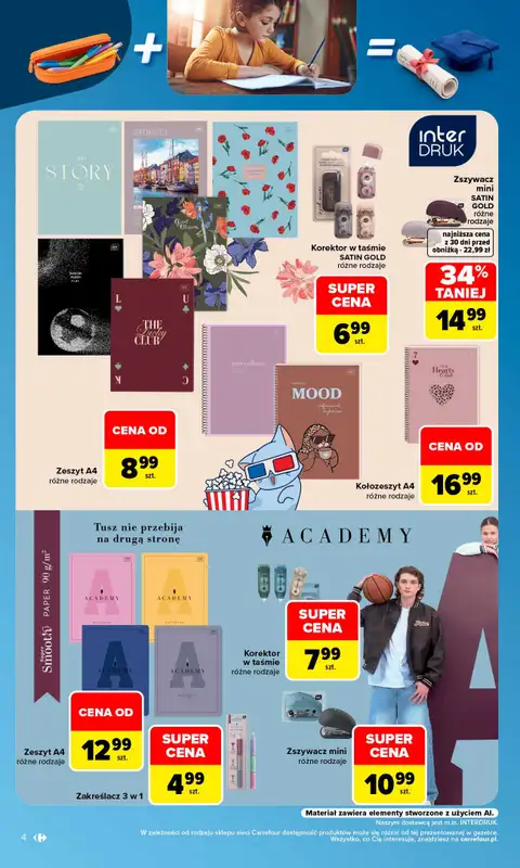 Carrefour - gazetka promocyjna Gazetka Same okazje od poniedziałku 07.09 do soboty 19.09 - strona 4