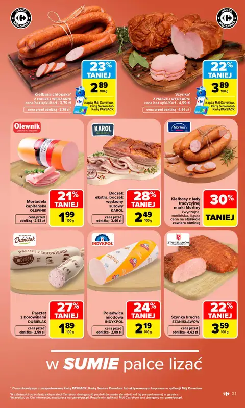 Carrefour Market - gazetka promocyjna Gazetka Carrefour Market od poniedziałku od poniedziałku 07.09 do soboty 12.09 - strona 23