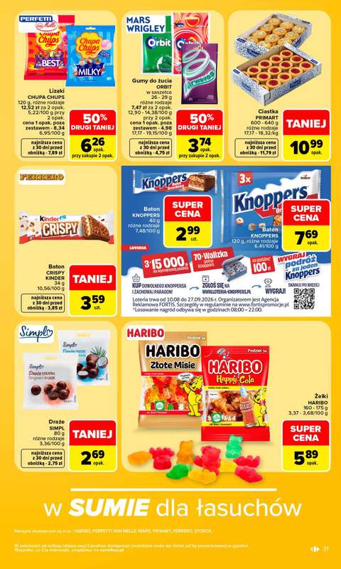 Carrefour Market - gazetka promocyjna Gazetka Carrefour Market od poniedziałku od poniedziałku 07.09 do soboty 12.09 - strona 33