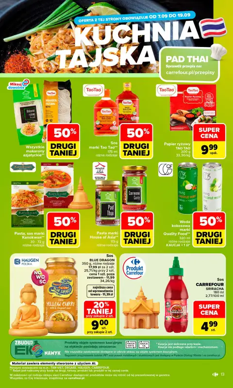 Carrefour Market - gazetka promocyjna Gazetka Carrefour Market od poniedziałku od poniedziałku 07.09 do soboty 12.09 - strona 15