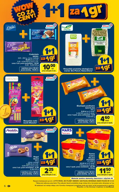 Carrefour Market - gazetka promocyjna Gazetka Wow co za ceny od poniedziałku 07.09 do soboty 12.09 - strona 6