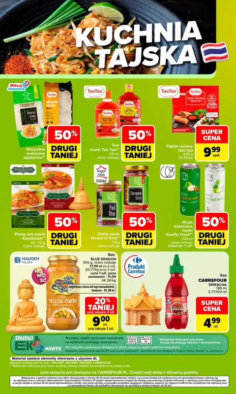 Carrefour Market - gazetka promocyjna Gazetka Kuchnia indyjska i tajska od poniedziałku 07.09 do soboty 19.09 - strona 7
