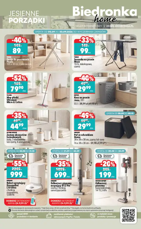 Biedronka Home - gazetka promocyjna Najlepsze oferty od soboty 05.09 do soboty 31.10 - strona 5