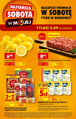 Biedronka - gazetka promocyjna Najtańsza sobota od soboty 05.09 do soboty 05.09