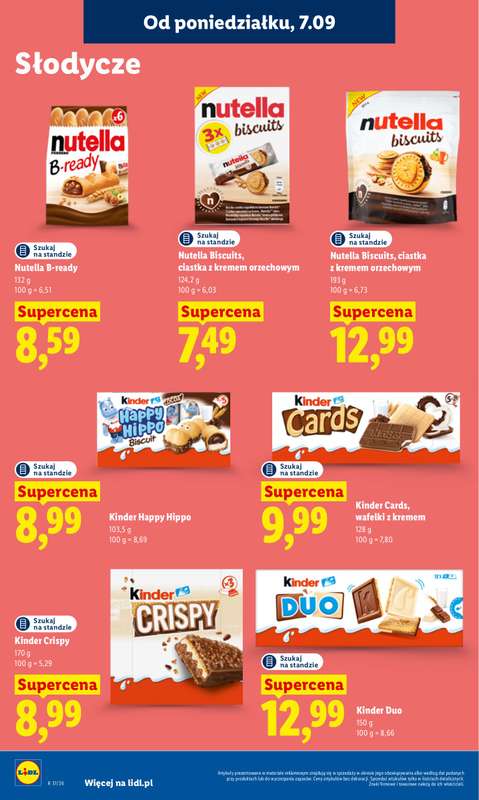 Lidl - gazetka promocyjna Oferta od poniedziałku od poniedziałku 07.09 do środy 09.09 - strona 74