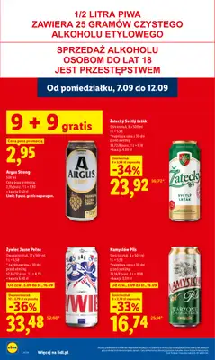 Lidl - gazetka promocyjna Oferta od poniedziałku od poniedziałku 07.09 do środy 09.09 - strona 48