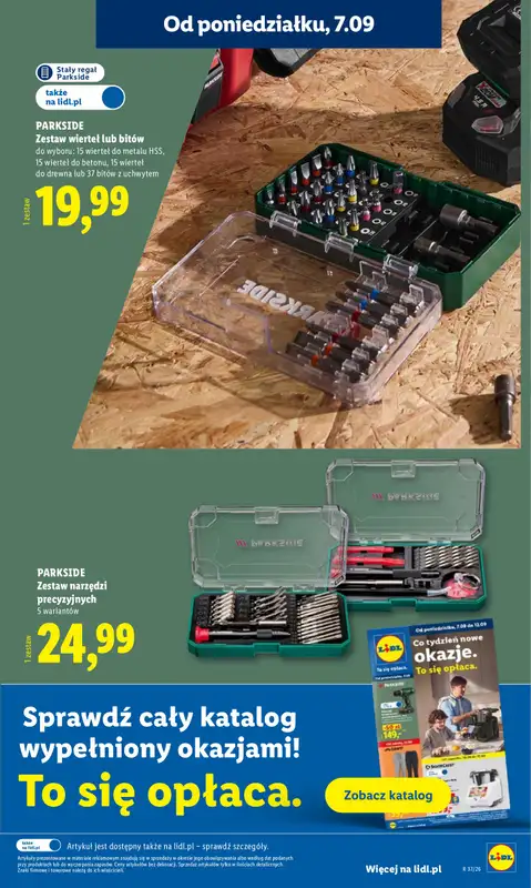 Lidl - gazetka promocyjna Oferta od poniedziałku od poniedziałku 07.09 do środy 09.09 - strona 29