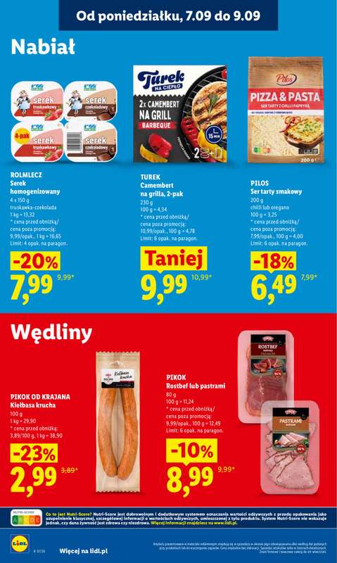 Lidl - gazetka promocyjna Oferta od poniedziałku od poniedziałku 07.09 do środy 09.09 - strona 66