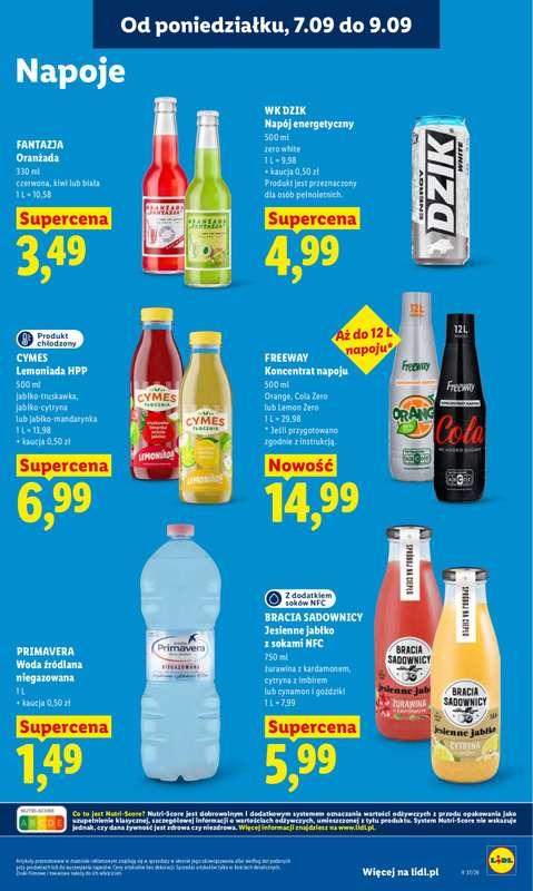 Lidl - gazetka promocyjna Oferta od poniedziałku od poniedziałku 07.09 do środy 09.09 - strona 69