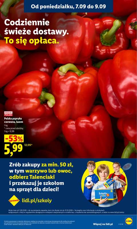 Lidl - gazetka promocyjna Oferta od poniedziałku od poniedziałku 07.09 do środy 09.09 - strona 33