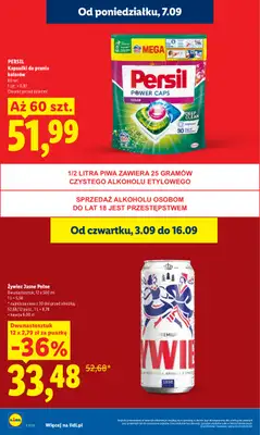 Lidl - gazetka promocyjna Oferta od poniedziałku od poniedziałku 07.09 do środy 09.09 - strona 20